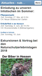 Mobile Screenshot of nabu-marburg.de
